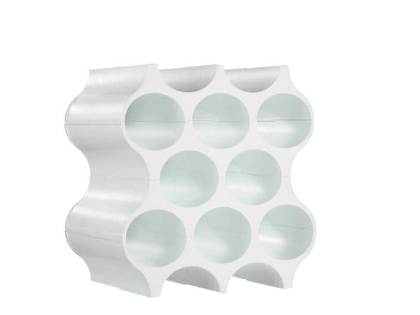 koziol SET-UP, 8 flaska/flaskor, Vit, Bordsvinställ