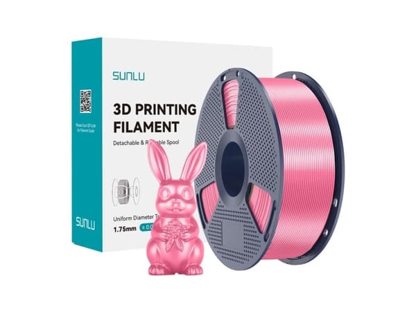 Sunlu PLA+ Silk filamentti (vaaleanpunainen)