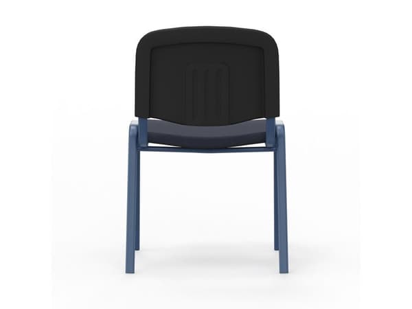 Iso stol, Mørk blå med blå stoleben