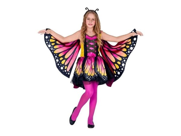 Magenta Sommerfugl kostume