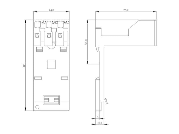Support Stand-Alone STR S0, 3RU2926-3AC01