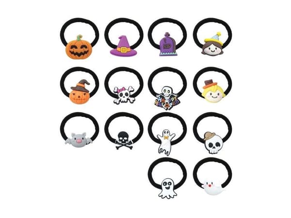 Halloween-hårsnoddar, 14 st