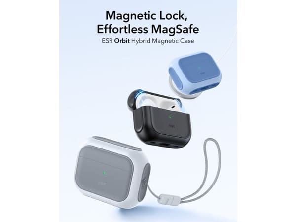 ESR ORBIT HALOLOCK MagSafe till Apple AirPods Pro 3 vit