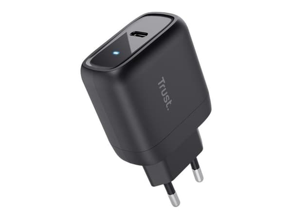 Trust Maxo - Strømadapter - 45 watt - 3 A - PD 3.0 (USB-C) - svart
