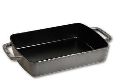 Staub Rectangular baker, Rektangulær, Støpejern, Grå, 3,15 l, 300 mm, 200 mm