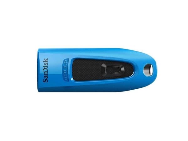 SanDisk Ultra - USB-flashstasjon - 64 GB - USB 3.0 - blå