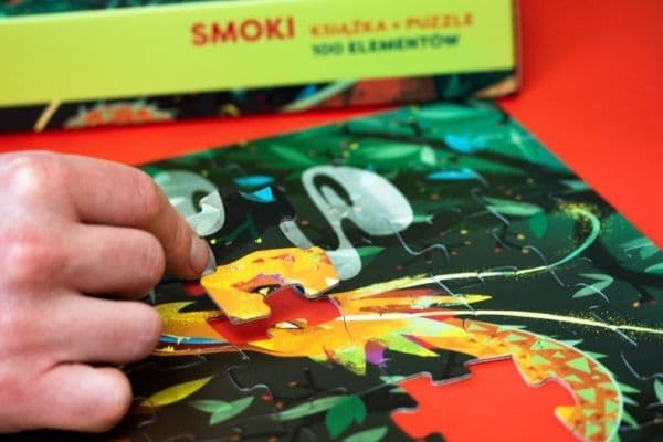 Wilga Spill Puzzle Smoki. Bok + puslespill 100 e.