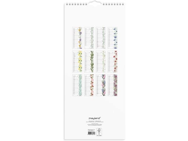 Väggkalender Blommor 2027
