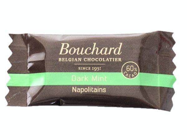Choklad Bouchard Dark Mint - 5g flödesförpackning (1kg)