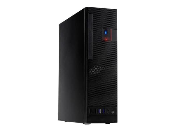 Inter-Tech S-331, Työpöytä, PC, Musta, mikro ATX, Mini-ITX, 7,5 cm, 23 cm