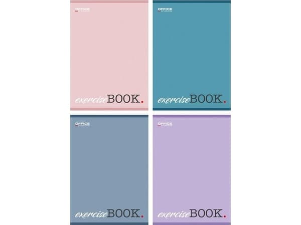 Notatbok A5/80K linjer (4 stk.)
