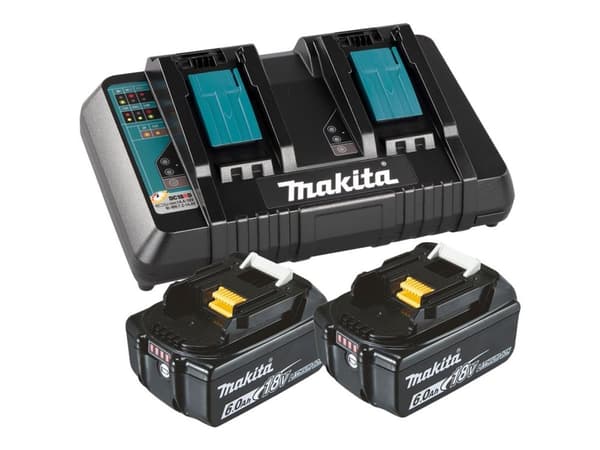 Batteripakke 18V 2x6,0Ah BL1860B+DC18RD