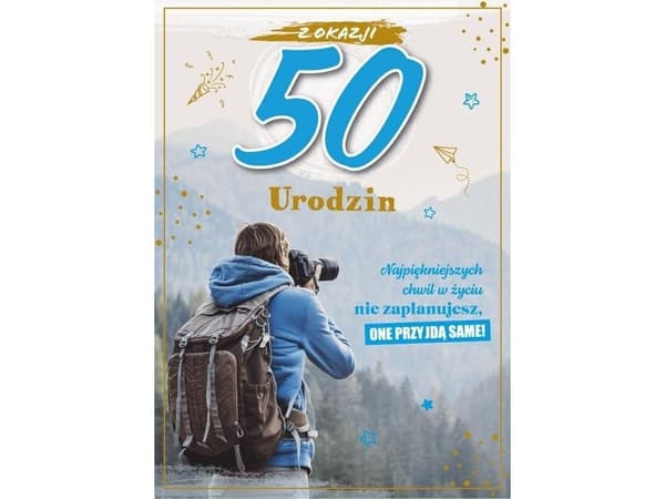 50-års gratulationskort