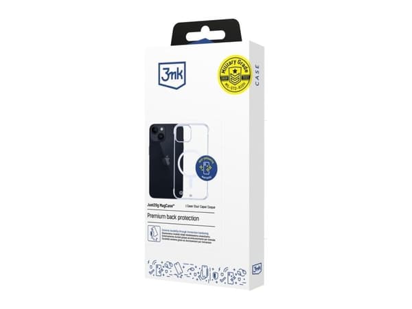3mk Just20g MagCase for iPhone 14 Plus - transparent