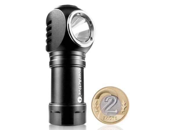EverActive FL-55R Dripple genopladelig LED-hånd-/hovedlampe