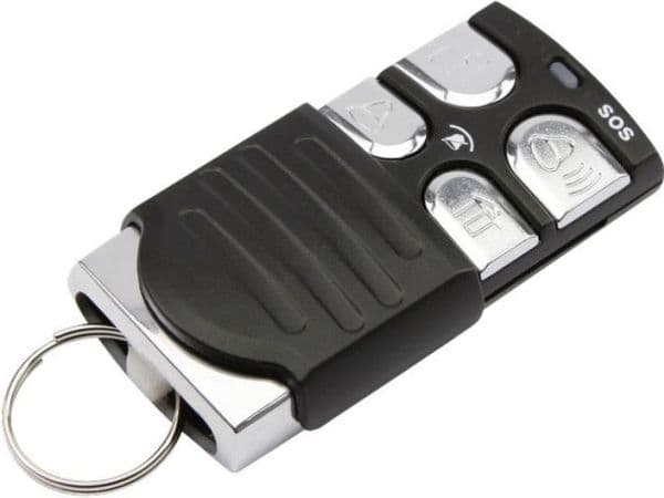 Olympia 5919, Sikkerhetssystem, RF kabel-fri, Trykknapper, Sort, Sølv