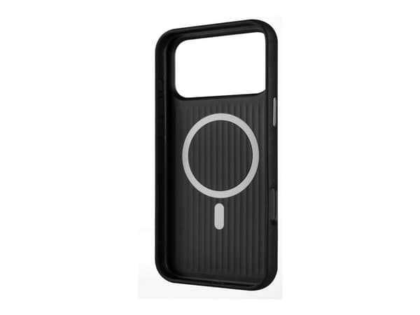 Hardt etui „FIXED” „MagLeather” for Apple iPhone 17 Pro Max med MagSafe svart