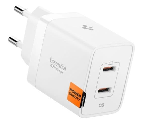 Spigen Essential EE472EU, Innendørs, AC, Hvit
