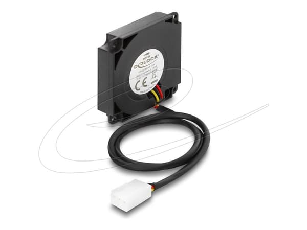 Delock - Fläktenhet - radial - 40 mm - svart