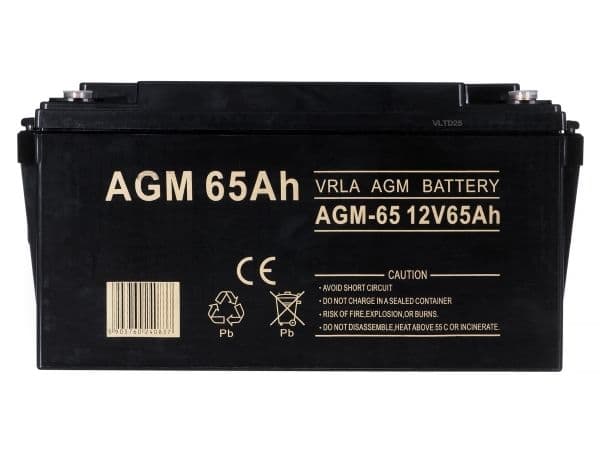 VOLT POLEN BATTERI AGM 12V 65Ah VRLA