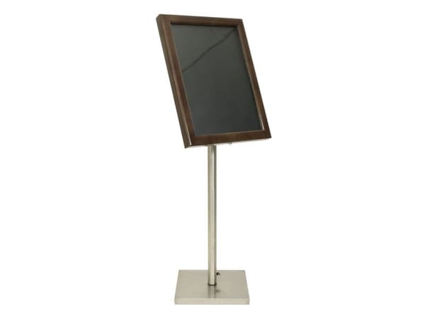 Securit® CLASSIC informationsdisplay i mørkebrun