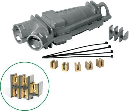 Raytech Y-pistorasia integroidulla geelillä 138x60x37