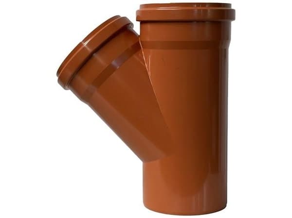 Grenrør PVC Ø250x250x45 gr.