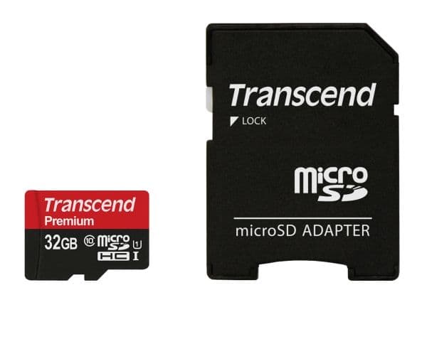 Transcend - Flash-muistikortti - 32 GB - UHS Class 1 / Class10 - microSDHC