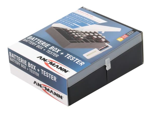 ANSMANN 48 - Battery box for batteries / battery tester