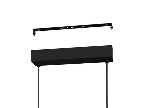 EGLO CARANACOA langbord 3L sort/hvit