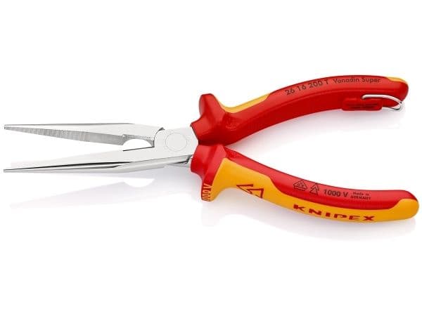 Knipex flat-/rundtang med skjær