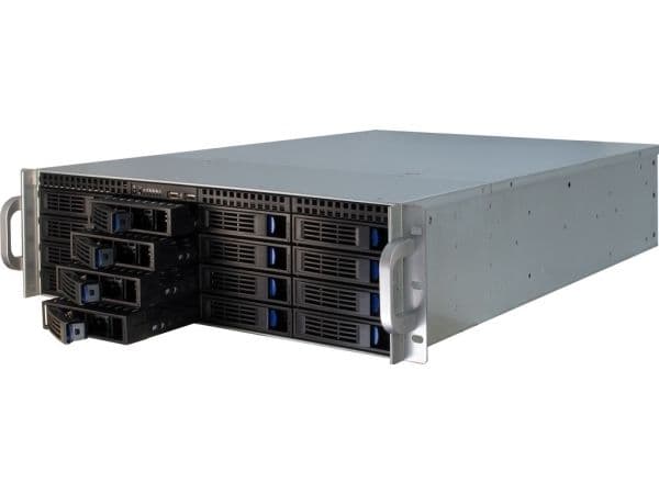Inter-Tech IPC 3U-3416 - Rackmonterbar 3U - SSI EEB - ingen strømforsyning - USB