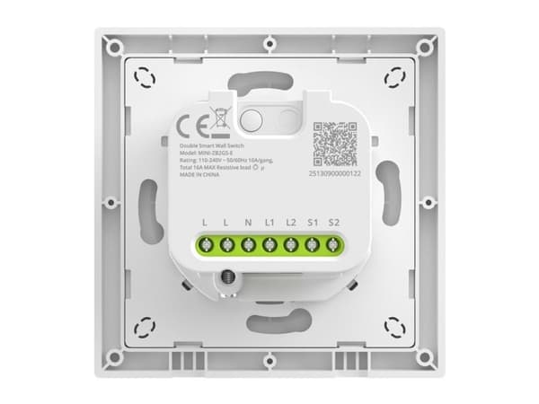 SONOFF MINI-ZB2GS-E dobbel veggbryter ZigBee