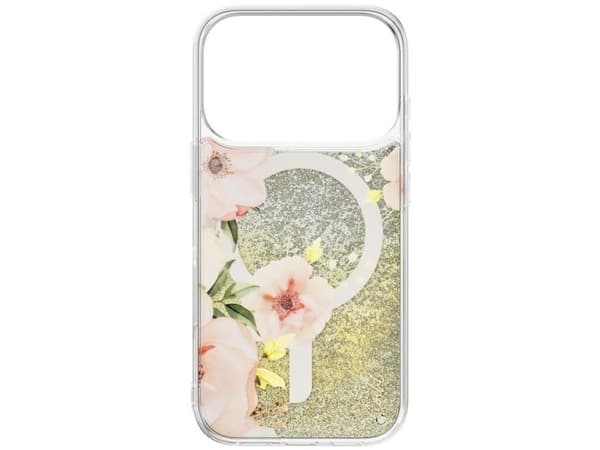 Uniq Coehl Fleurette magnetisk lade-deksel til iPhone 17 Pro - transparent