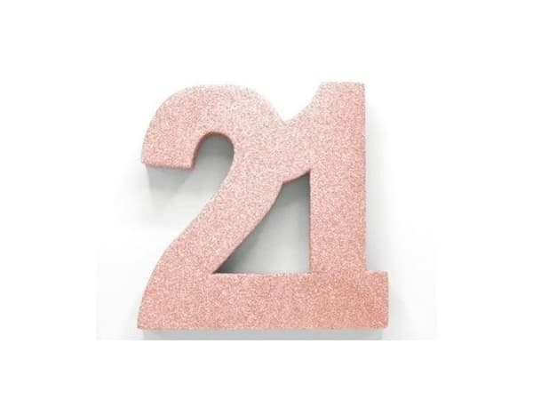 Rose gold borddekoration 21