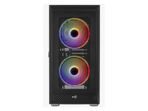 Aerocoolin kotelo AEROCOOL PGS GRAPHITE-G-BK-v2 FRGB kotelo musta
