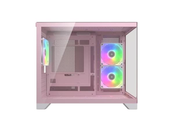 COUGAR CGR-2QA6P-RGB, Mini Tower, PC, Rosa, Micro ATX, Mini-ITX, Spilling, Multi