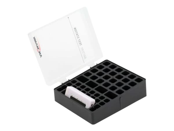 ANSMANN 48 - Batteribox för batterier / batteritestare