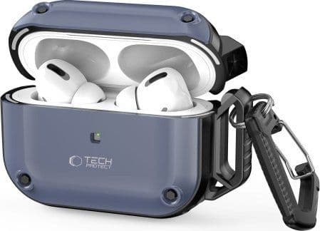 Tech-Protect TECH-PROTECT ROUGH HOOK för Apple AirPods Pro 1/2 stålblå