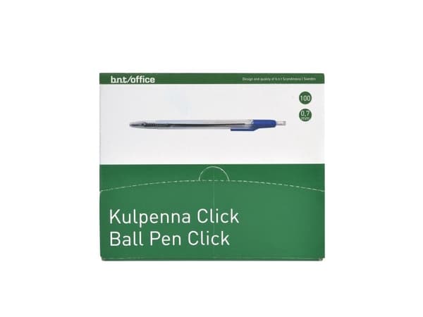 Kuglepen, BNT, Office, 0,7MM, blå - (100 stk.)