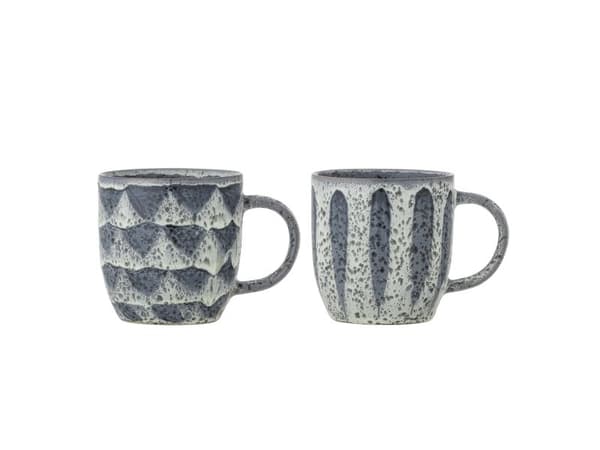 CREATIVE COLLECTION Ramie krus grå keramikk