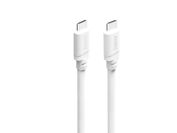 Hama 00201809, 2 m, USB C, USB C, USB 2.0, 0,48 Gbit/s, Hvit
