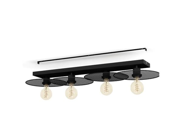 EGLO IKESTON LOFT 4L E27 sort/gitter