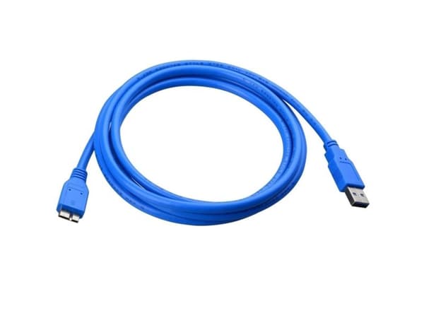 Techly 2.0m USB 3.0 A-Micro B M/M, 2 m, USB A, Micro-USB B, USB 3.2 Gen 1 (3.1 Gen 1), uros/naaras, sininen