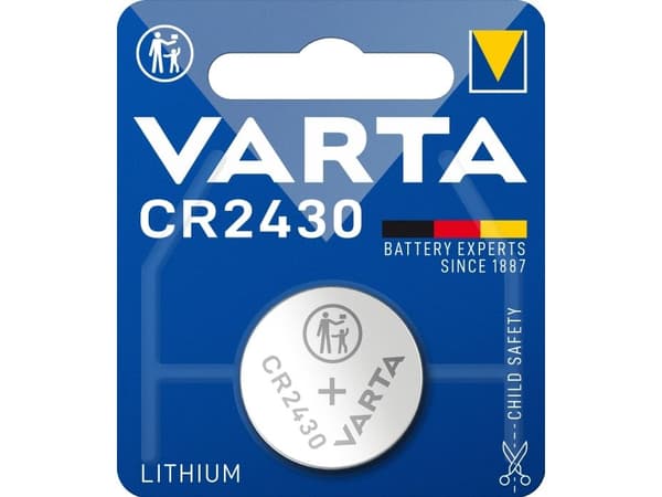 Varta Electronics - Batteri CR2430 - Li - 280 mAh
