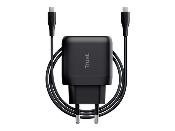 Trust Maxo - Strømadapter - 45 watt - 3 A - PD 3.0 (USB-C) - svart