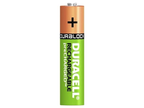 Duracell batteri, STAYCHARGED, AAA, 4 stk.