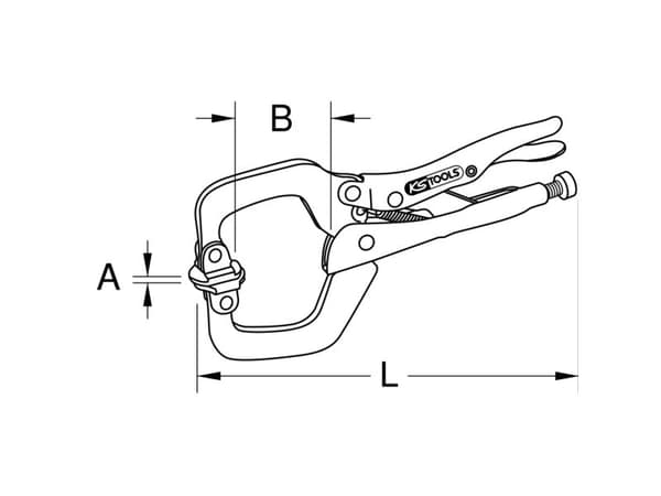 KS Tools 1151075 Gribetang