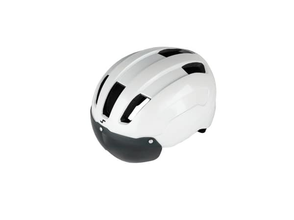 Skateflash cykelhjälm Atomic White