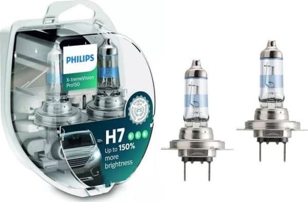 Philips X-tremeVision Pro150 H7 Billampor - 2-pack